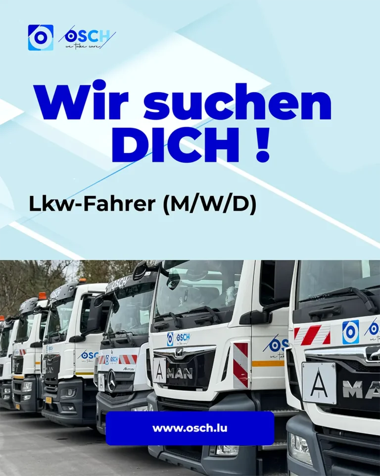 Wir suchen LKW-Fahrer